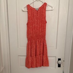 Orange Sleeveless Dress